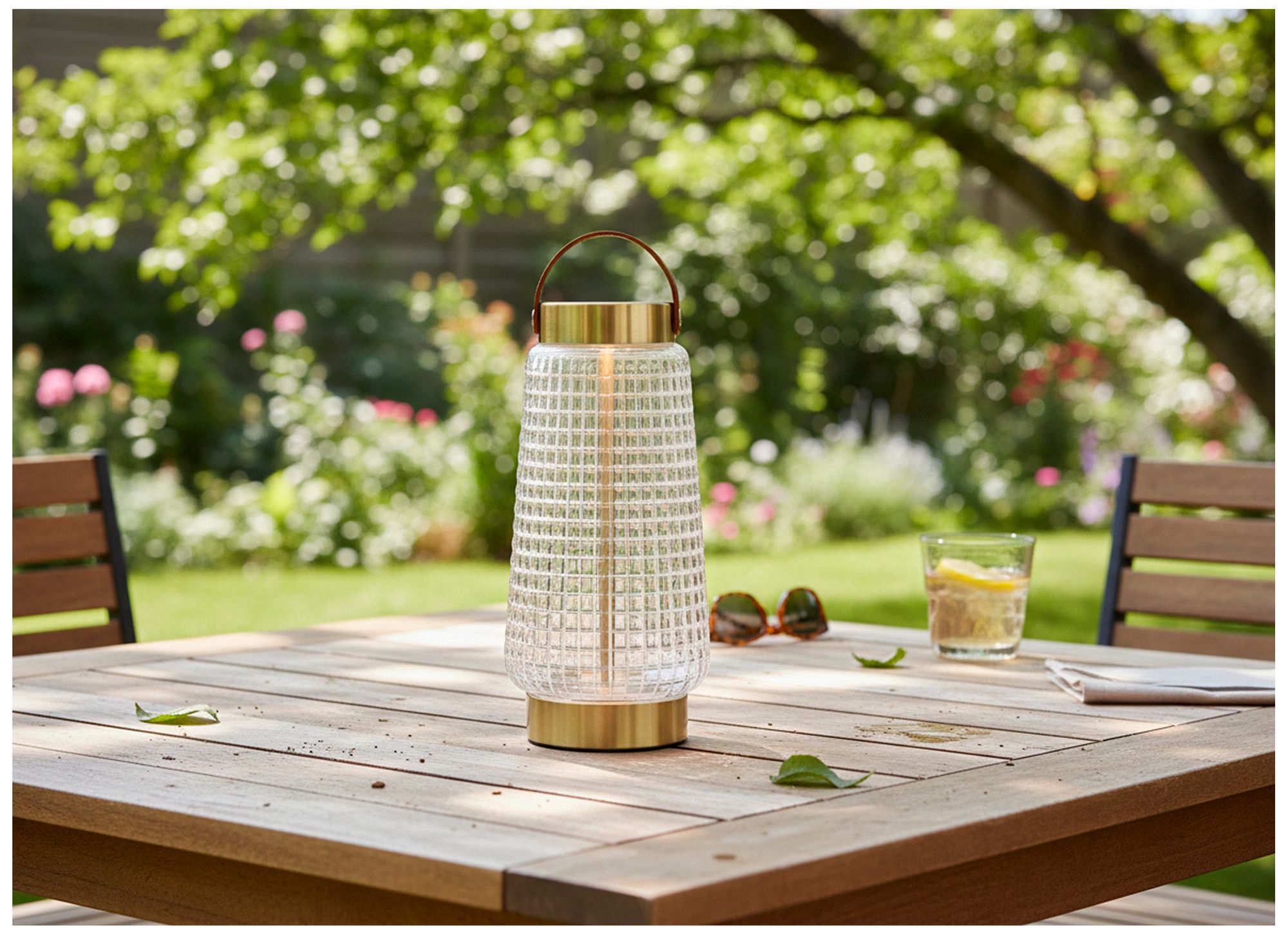 Image 2 Samara Cordless LED Tall Table Lantern more views