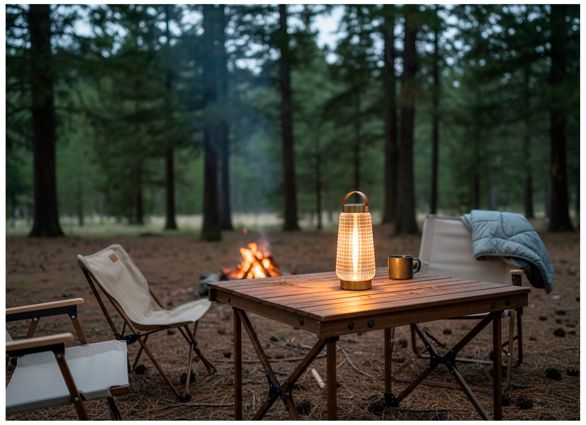 Image 3 Samara Cordless LED Tall Table Lantern more views