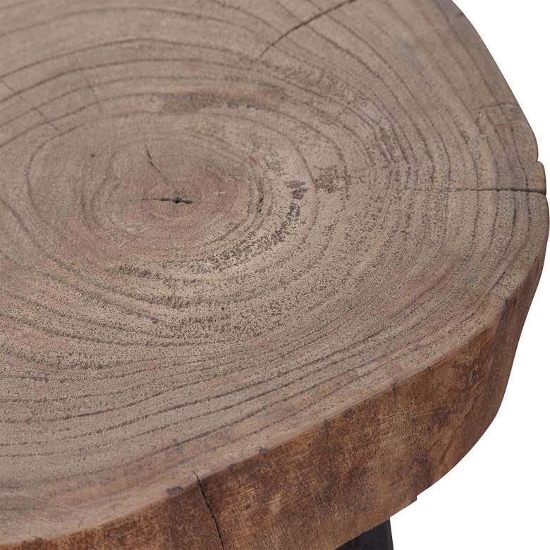 Image 4 Samba 18 inch Wide Natural Wood Grain Nesting Tables Set of 2 more views