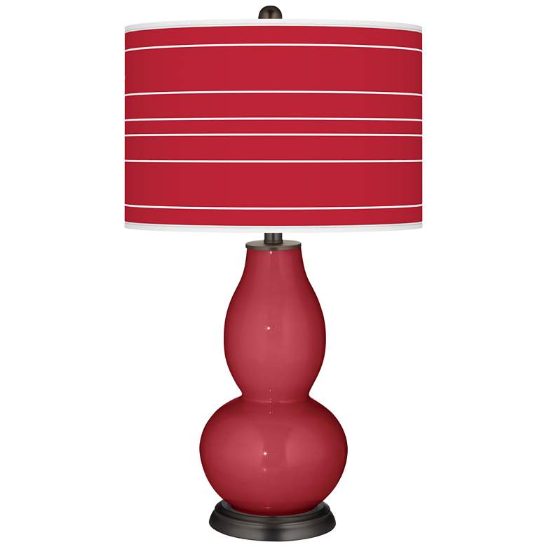 Image 1 Samba Bold Stripe Double Gourd Table Lamp