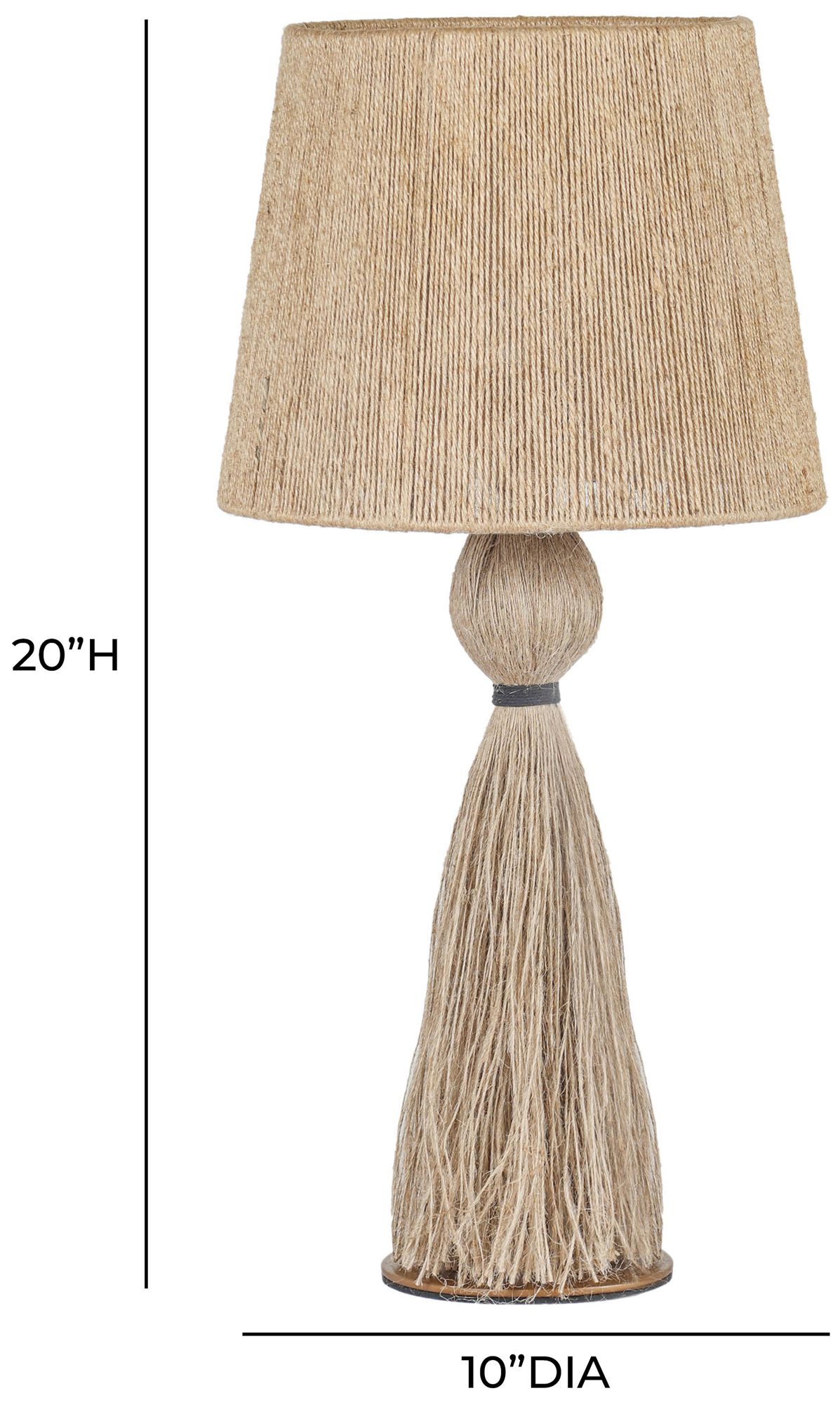 Image 5 Samba Natural Jute Table Lamp more views
