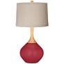 Samba Natural Linen Drum Shade Wexler Table Lamp