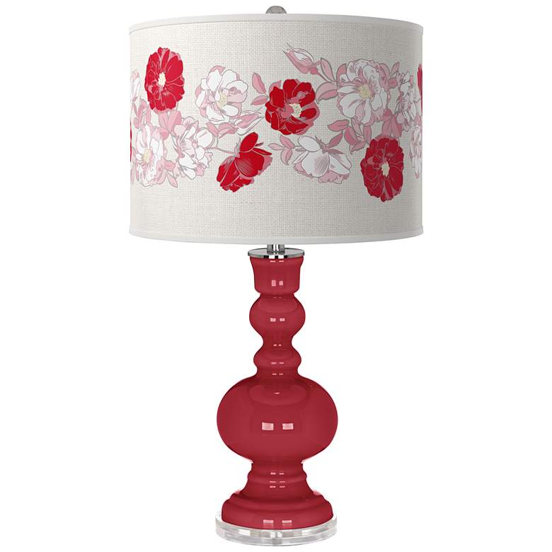 Image 1 Samba Rose Bouquet Apothecary Table Lamp