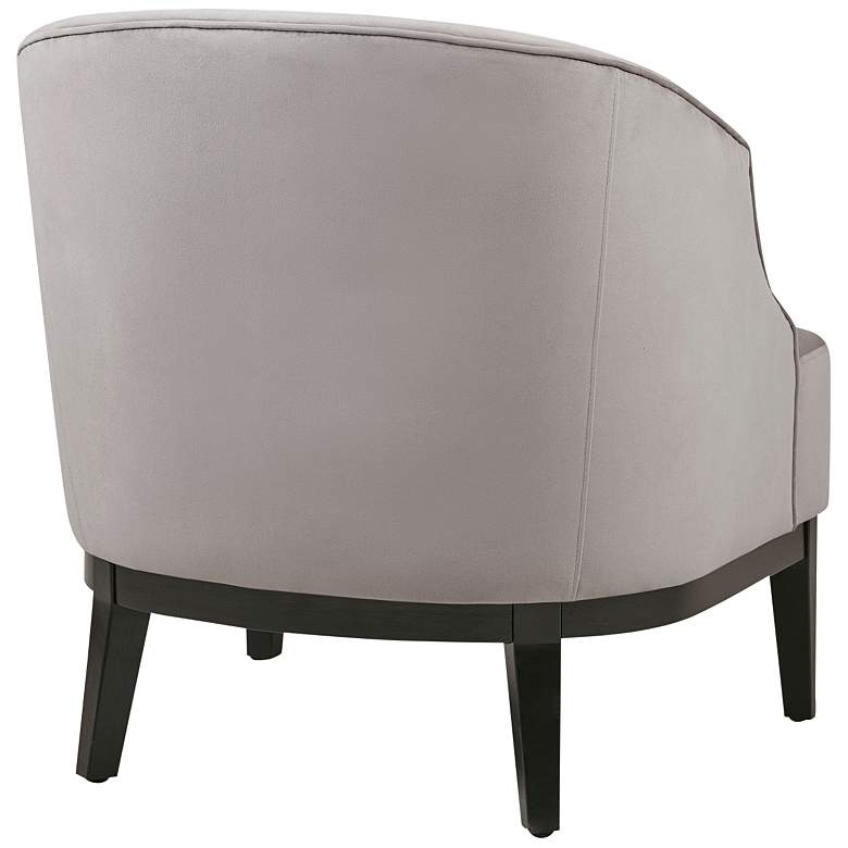 Image 7 Samba Taupe Velvet Fabric Accent Chair more views