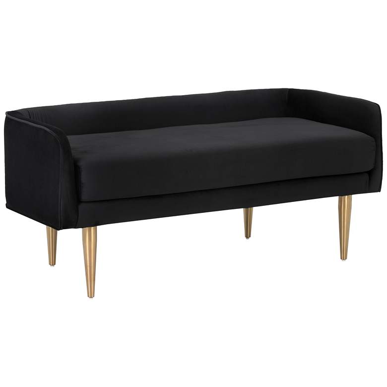 Image 1 Sammy Black Sky and Brushed Gold Bench