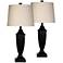 Samos 30" High Traditional Bronze Table Lamps Set of 2