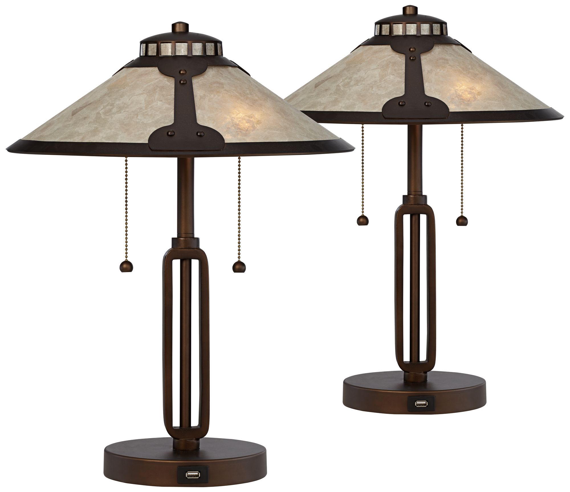 mica lamp set