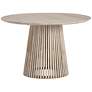 1_San Bernadino 48" Wide Natural Wood Round Dining Table