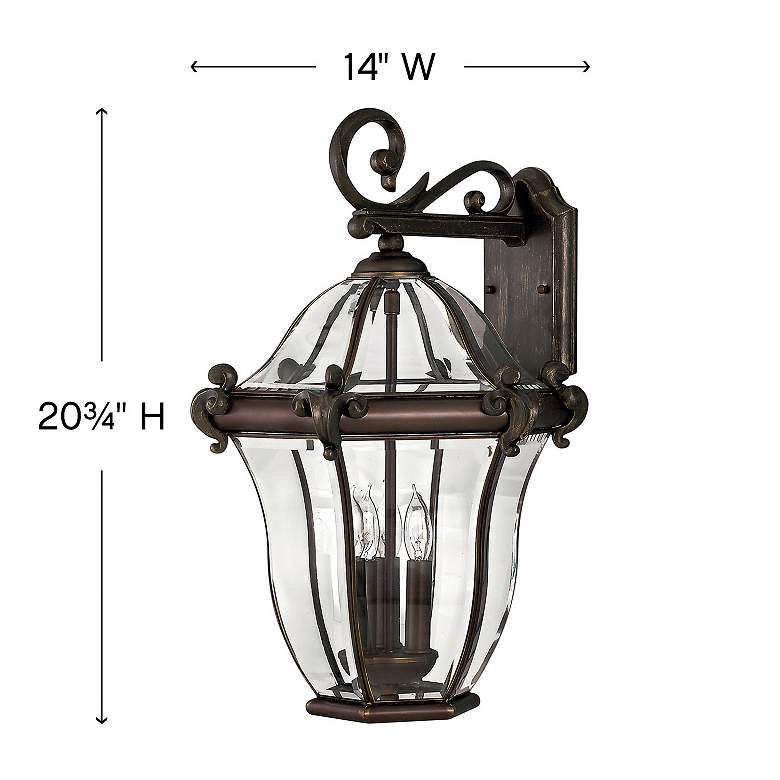 Image 4 San Clemente 20 3/4" High Copper Bronze Outdoor Wall Light more views