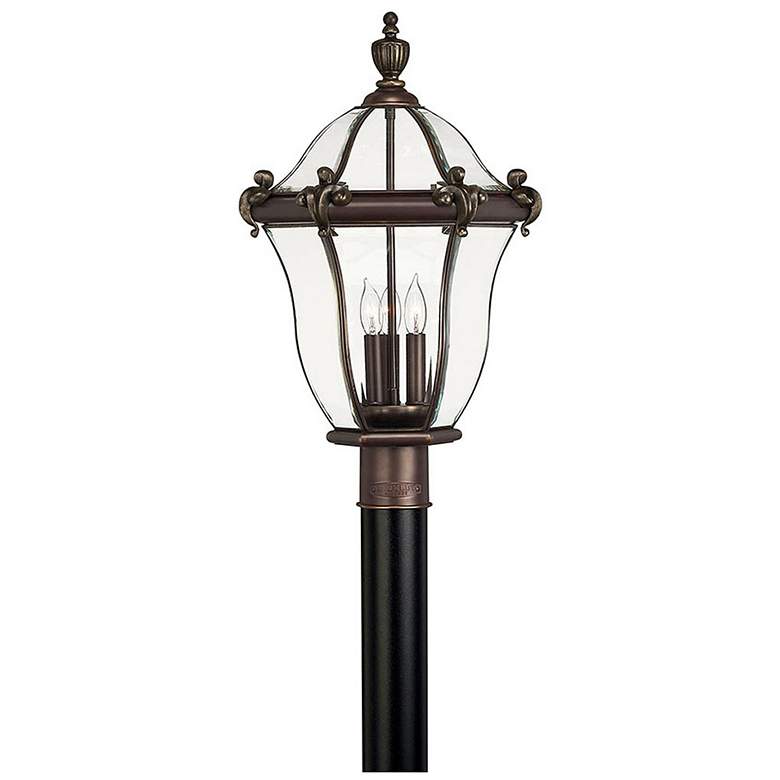 Image 1 San Clemente 22 1/4" High Copper Bronze Outdoor Post Light