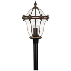 San Clemente 26 1/4"H Bronze Outdoor Post/Pier Mount Light