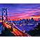San Francisco Nights 26" Wide Bright Giclee Wall Art