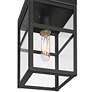 3_San Lucas 10 1/4" High Sand Black Outdoor Flushmount Ceiling Light more views