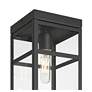 4_San Lucas 10 1/4" High Sand Black Outdoor Flushmount Ceiling Light more views