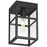 6_San Lucas 10 1/4" High Sand Black Outdoor Flushmount Ceiling Light more views
