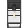 San Lucas 10 1/4" High Sand Black Outdoor Flushmount Ceiling Light
