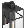 5_San Lucas 18 3/4" High Sand Black Outdoor Wall Light Set of 2 more views