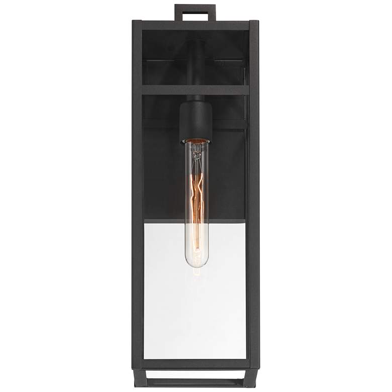 Image 6 San Lucas 18 3/4" High Sand Black Outdoor Wall Light Set of 2 more views