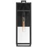 7_San Lucas 18 3/4" High Sand Black Outdoor Wall Light Set of 2 more views