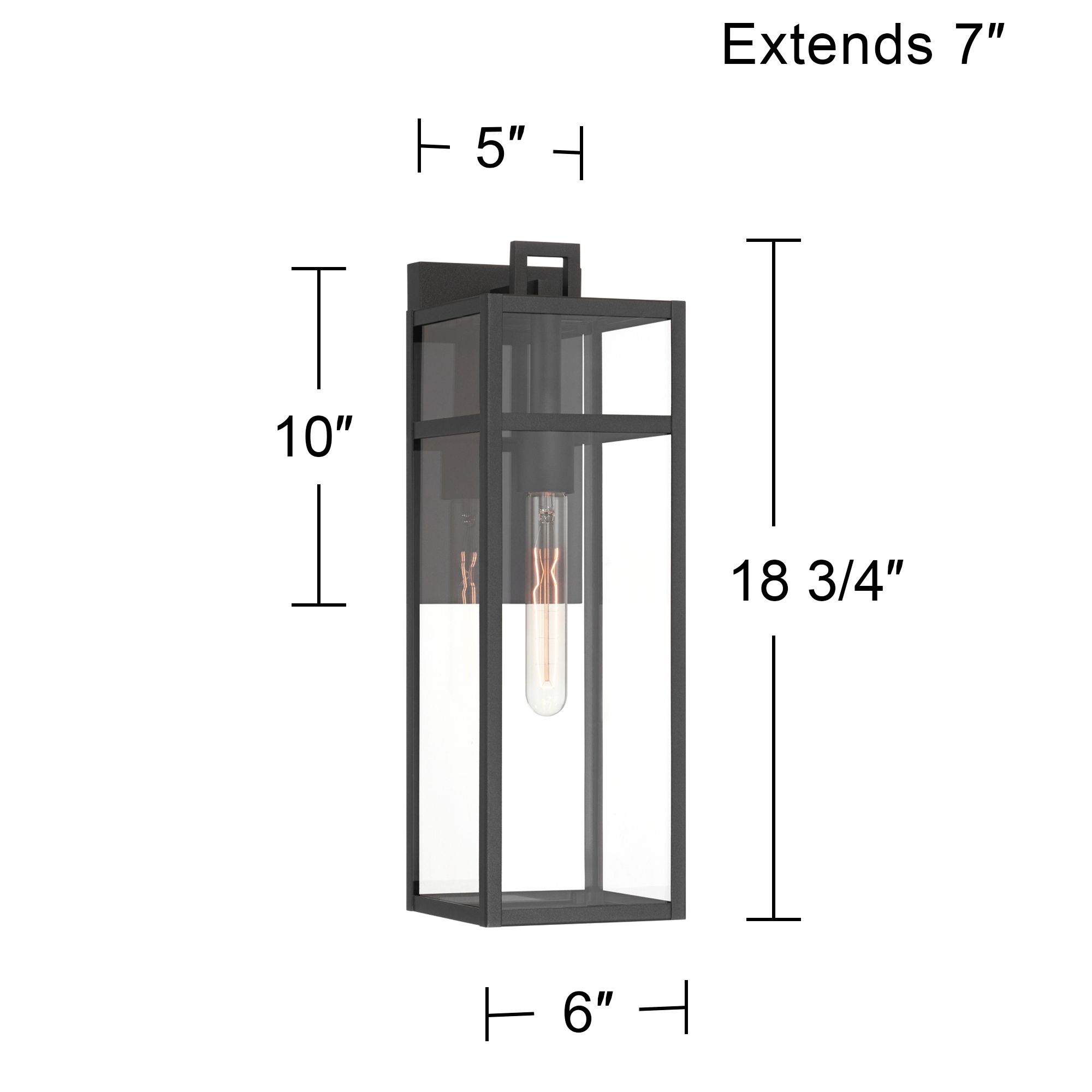 Watch A Video About the San Lucas Sand Black Outdoor Wall Light