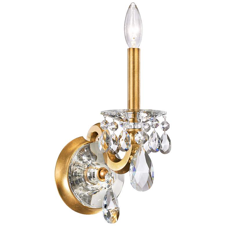 Image 1 San Marco 14 inchH x 5.6 inchW 1-Light Crystal Wall Sconce in Heirloom Go