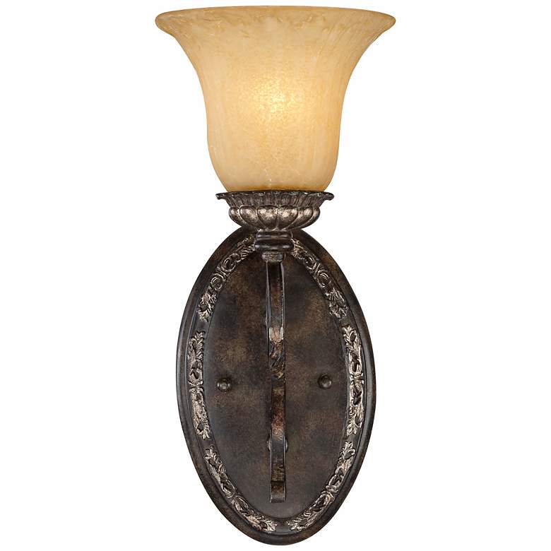 Image 3 San Marino Bronze and Gold 14 1/2" High Wall Sconce more views