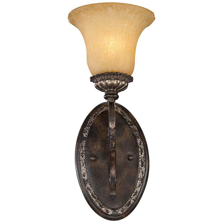 Image 4 San Marino Bronze and Gold 14 1/2" High Wall Sconce more views