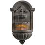 1_San Pablo 34.63" High Plum Bronze Wall Fountain