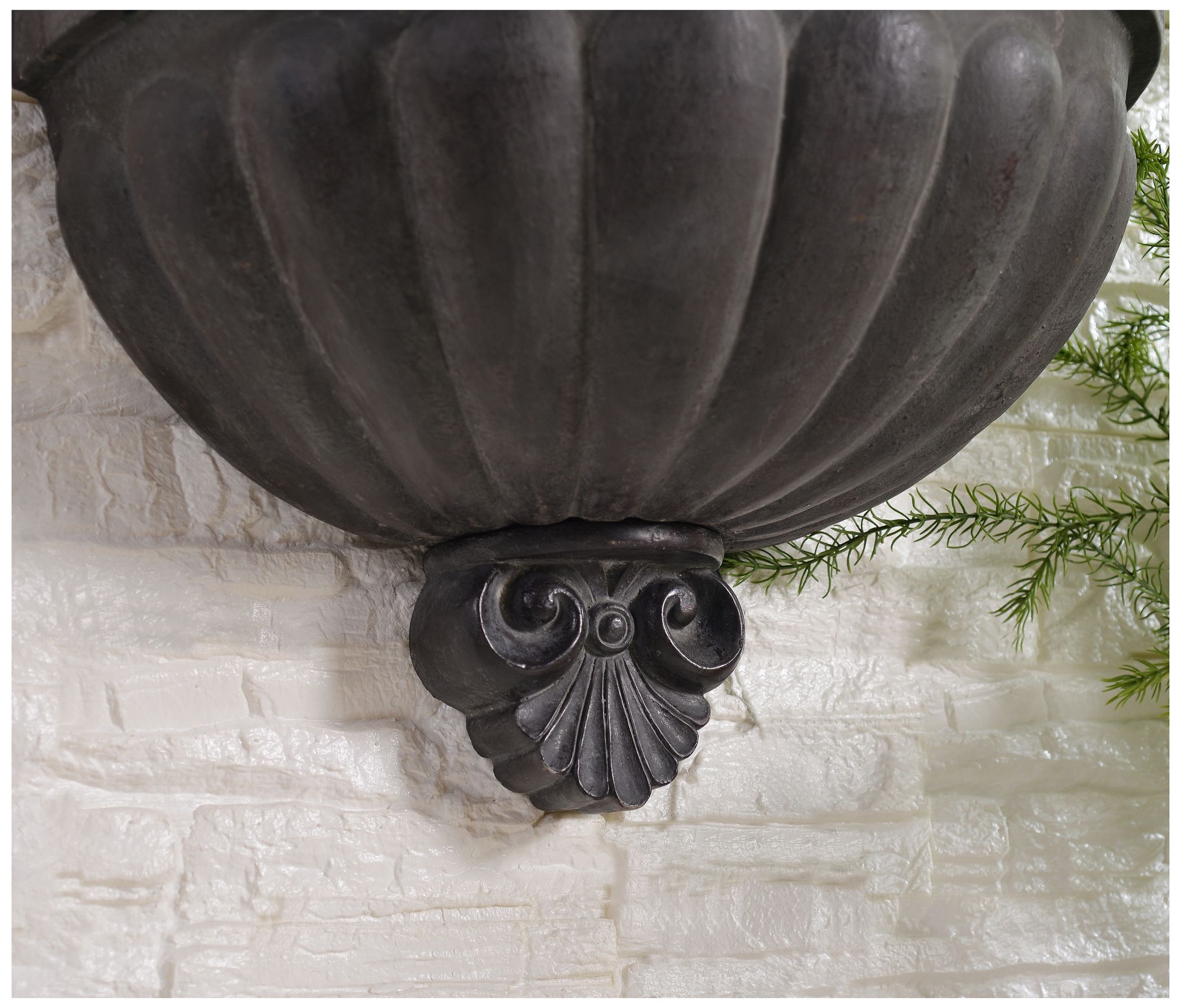 San Pablo 34.63" High Plum Bronze Wall Fountain