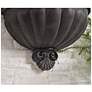 San Pablo 34.63" High Plum Bronze Wall Fountain