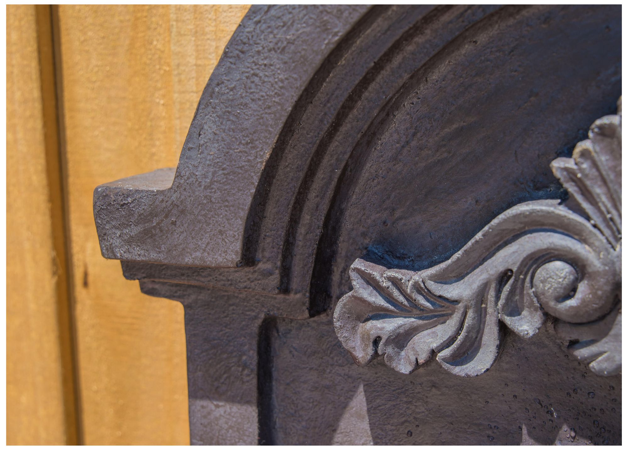 San Pablo 34.63" High Plum Bronze Wall Fountain