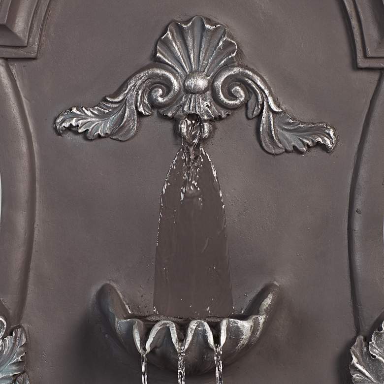 Image 3 San Pablo Grey Ornate 33" High Wall Fountain by John Timberland more views