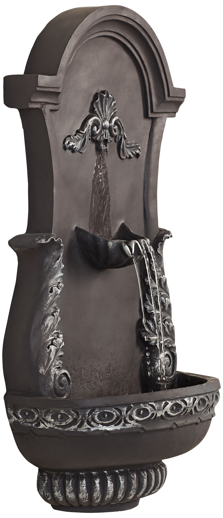 San Pablo Grey Ornate 33" High Wall Fountain by John Timberland