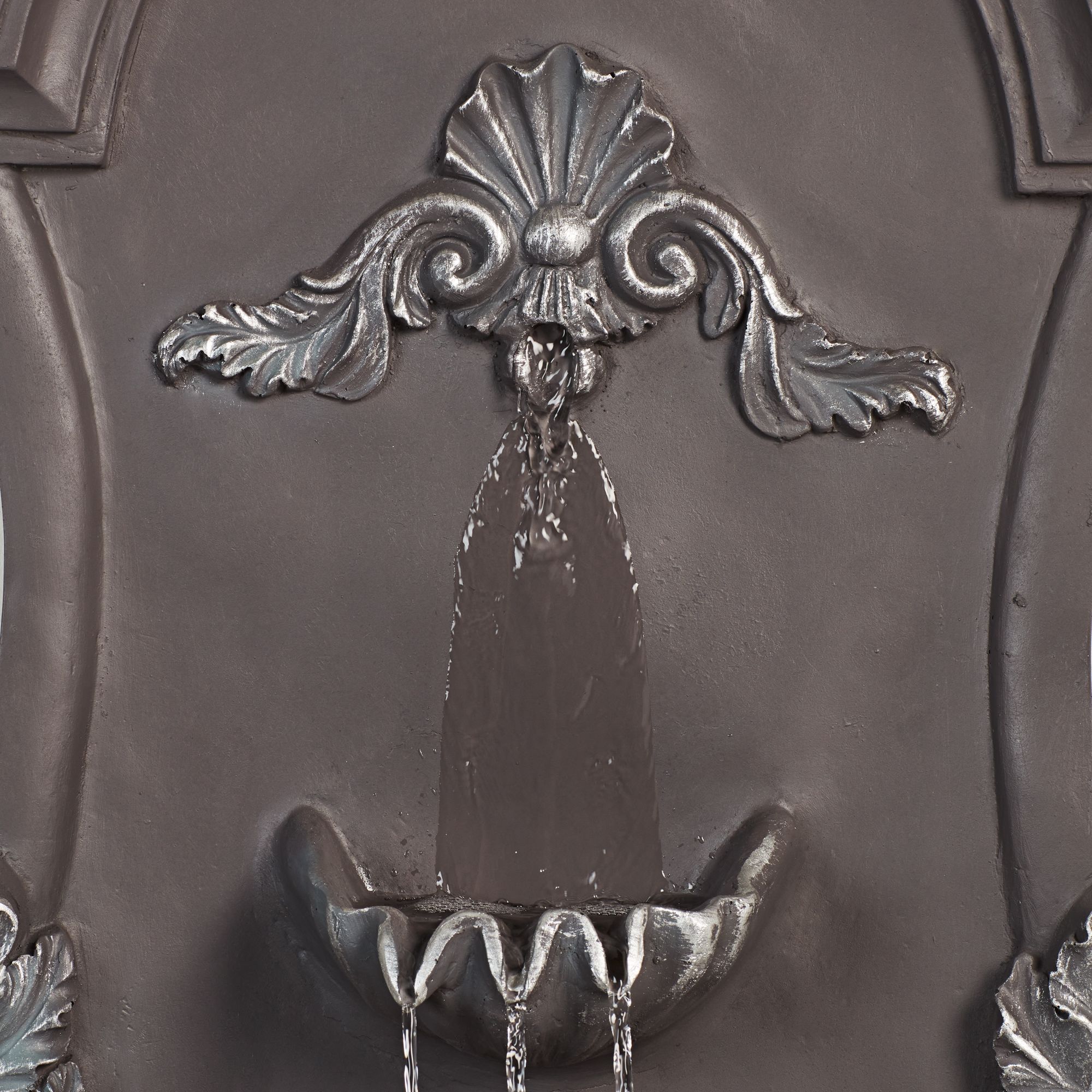 Image 3 San Pablo Grey Ornate 33" High Wall Fountain by Regency Hill more views