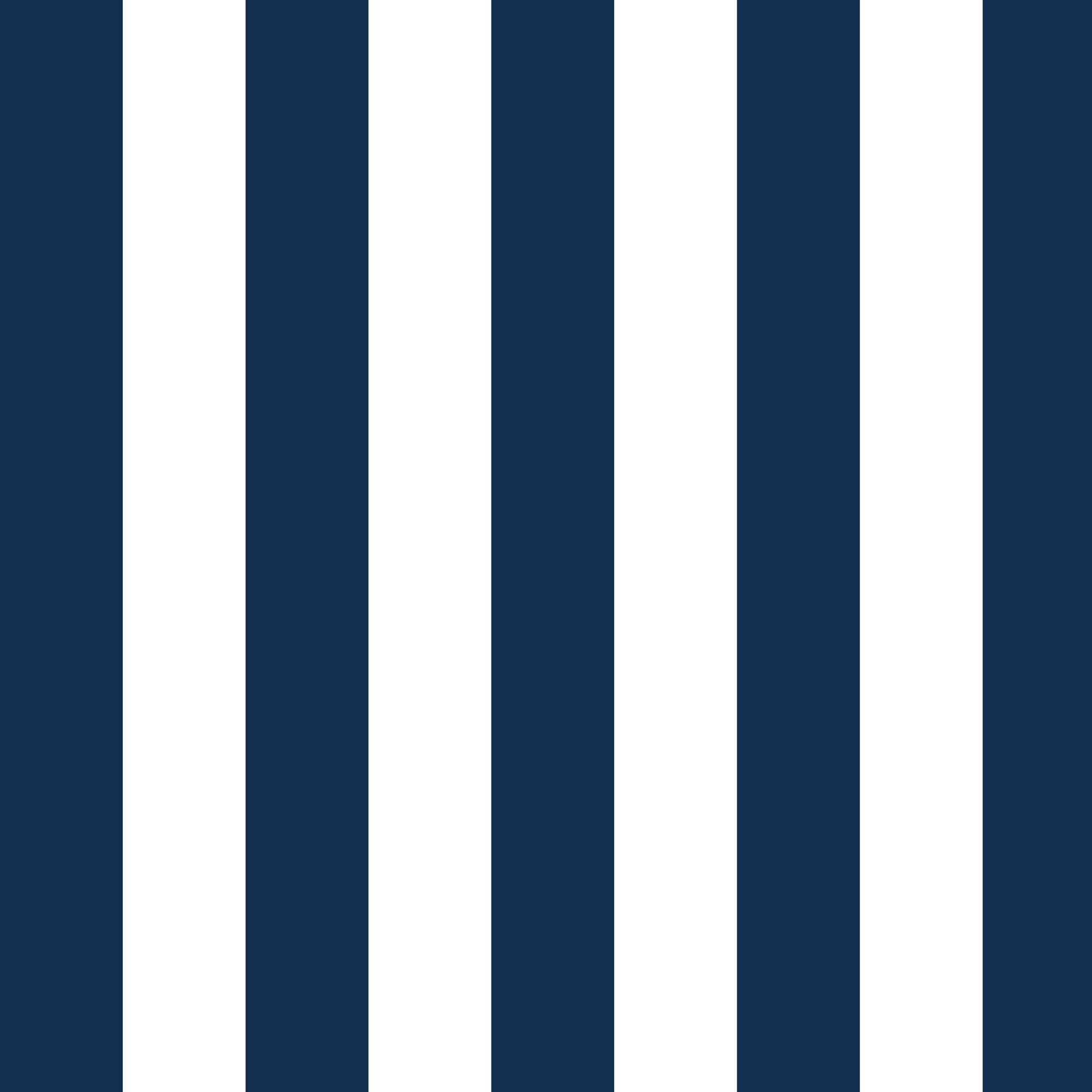 San Simeon Cabana Stripe Navy and White Armless Loveseat - Made to Order