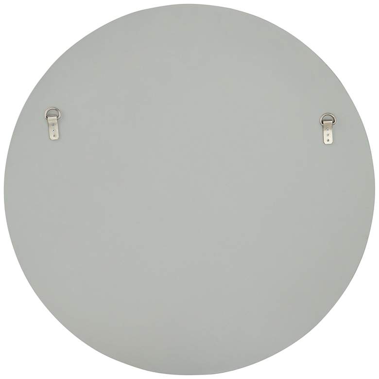 Image 6 San Simeon Matte Champagne 31 3/4" Round Wall Mirror more views