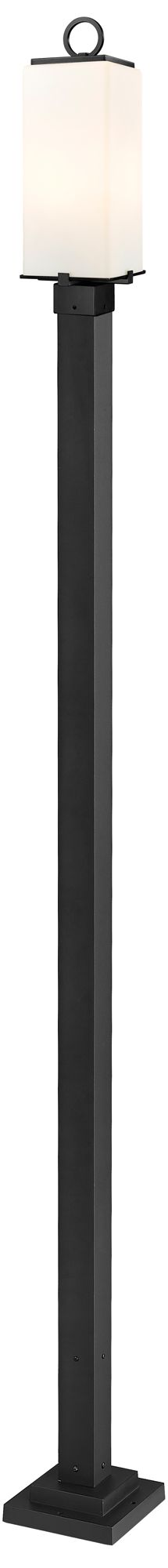 Sana by Z-Lite Black 114 inch 2 Light Outdoor Post Mounted Fixture