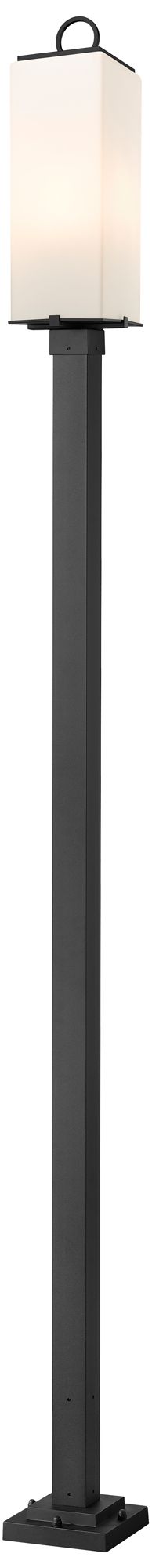Sana by Z-Lite Black 120.25 inch 3 Light Outdoor Post Mounted Fixture