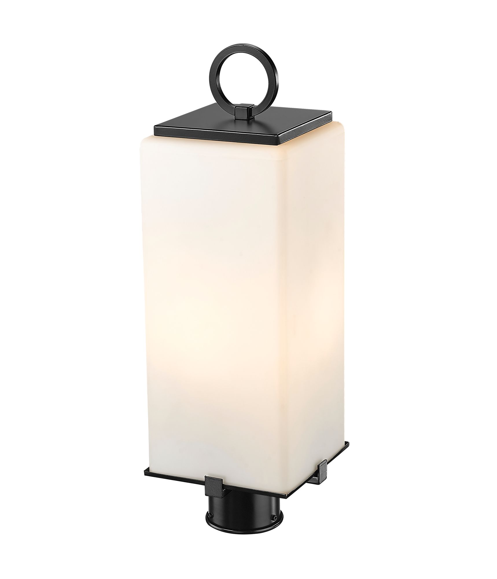 Image 3 Sana by Z-Lite Black 20.25 inch 2 Light Outdoor Post Mount Fixture more views