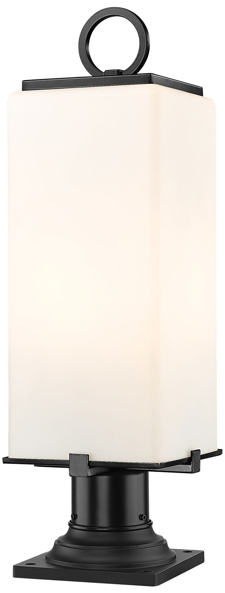 Sana by Z-Lite Black 22.25 inch 2 Light Outdoor Pier Mounted Fixture