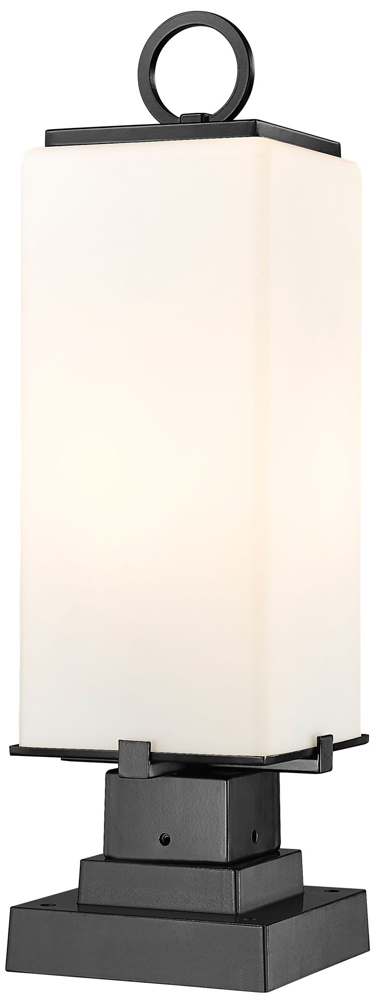 Sana by Z-Lite Black 22 inch 2 Light Outdoor Pier Mounted Fixture