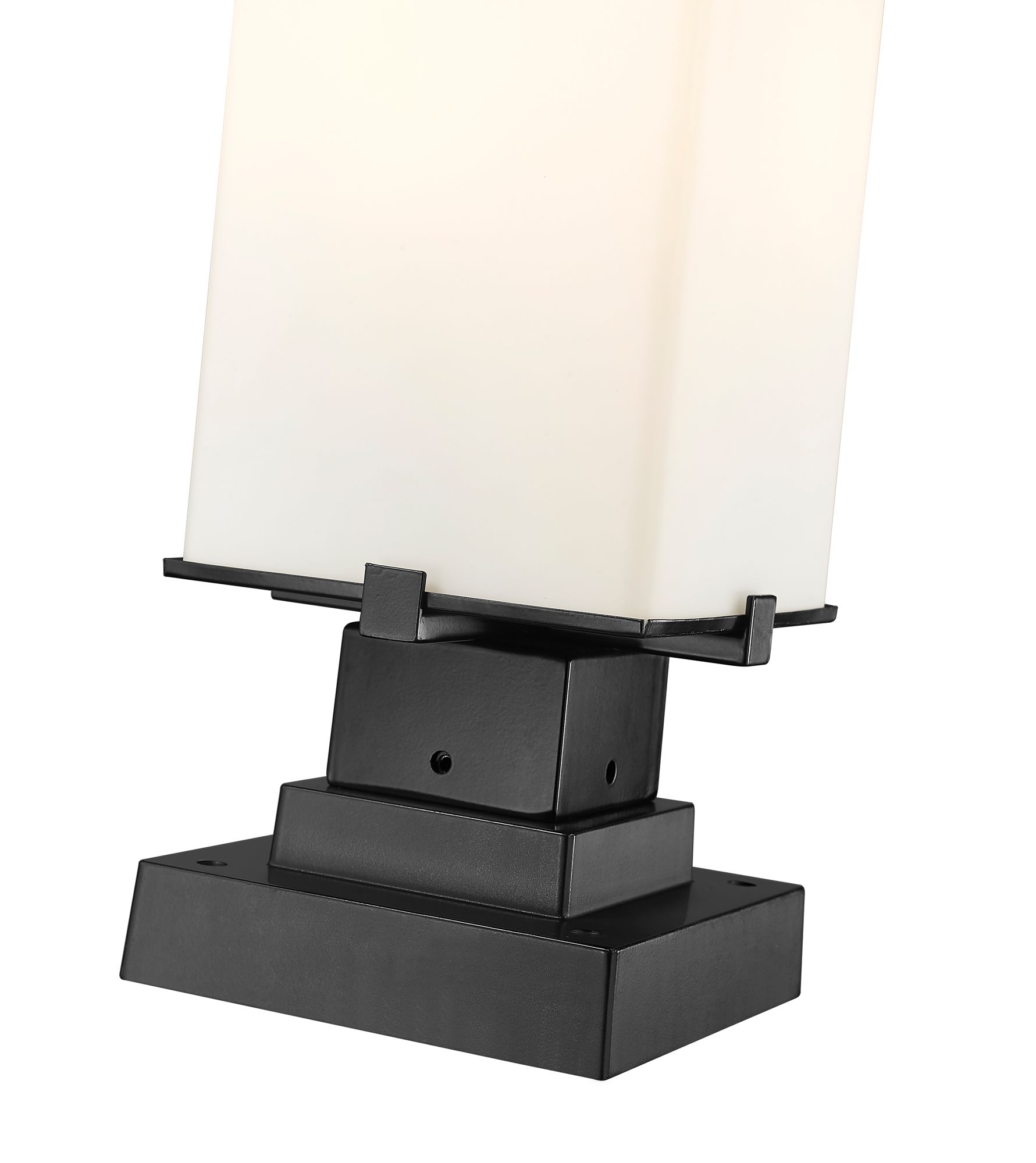 Image 7 Sana by Z-Lite Black 22 inch 2 Light Outdoor Pier Mounted Fixture more views