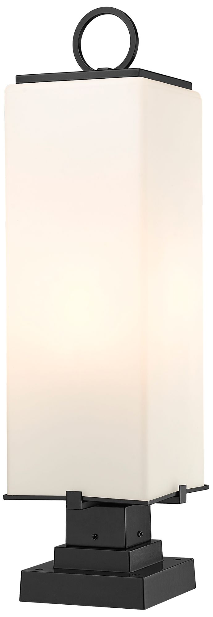 Sana by Z-Lite Black 28.25 inch 3 Light Outdoor Pier Mounted Fixture