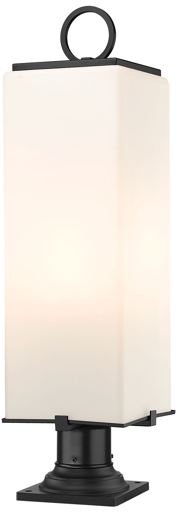 Sana by Z-Lite Black 28.5 inch 3 Light Outdoor Pier Mounted Fixture