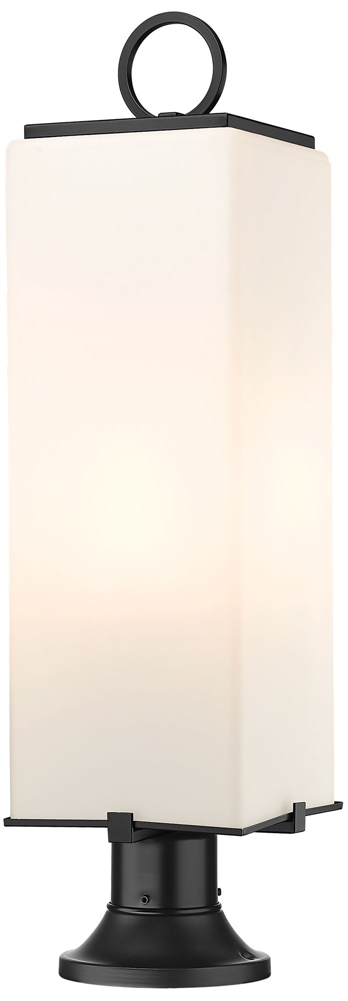 Sana by Z-Lite Black 28.5 inch 3 Light Outdoor Pier Mounted Fixture