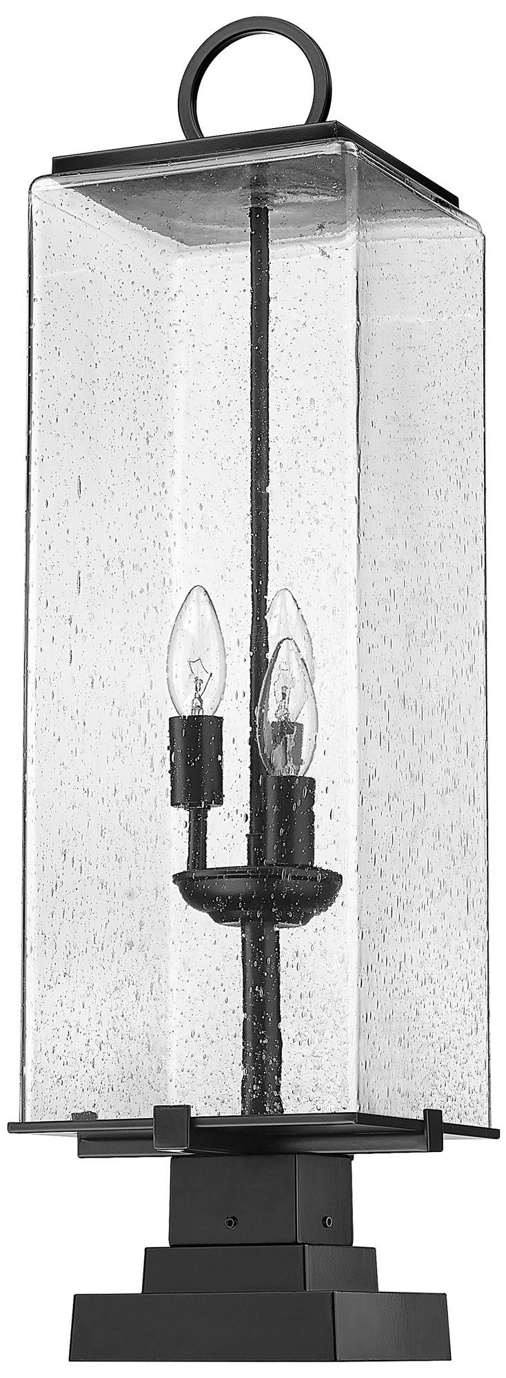 Image 3 Sana by Z-Lite Black 28.75 inch 3 Light Outdoor Pier Mounted Fixture more views