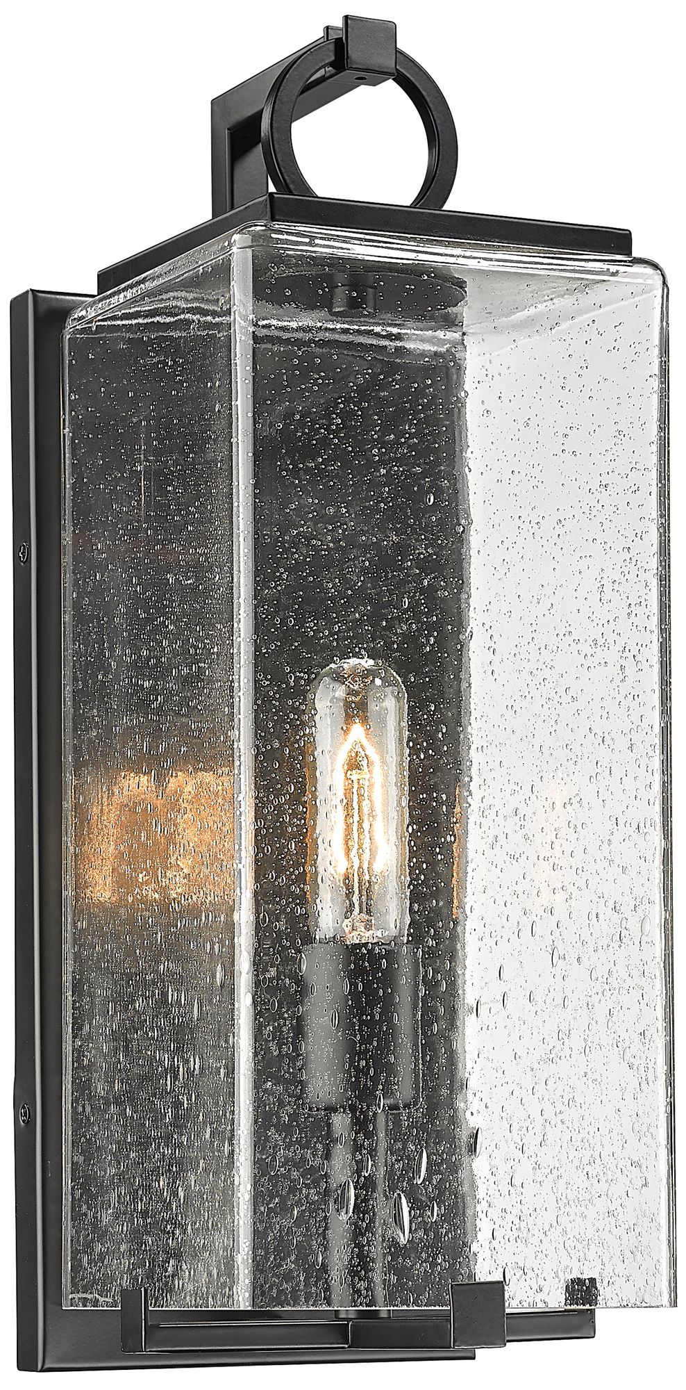 Sana by Z-Lite Black 6.75 inch 1 Light Outdoor Wall Sconce