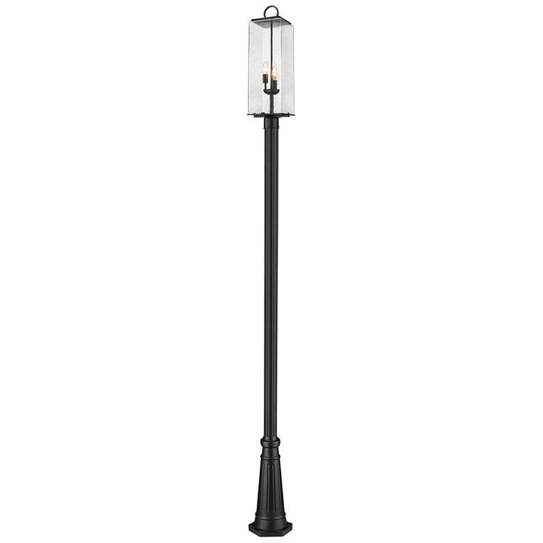Image 1 Sana Post by Z-Lite Black 120.5 in Outdoor Post