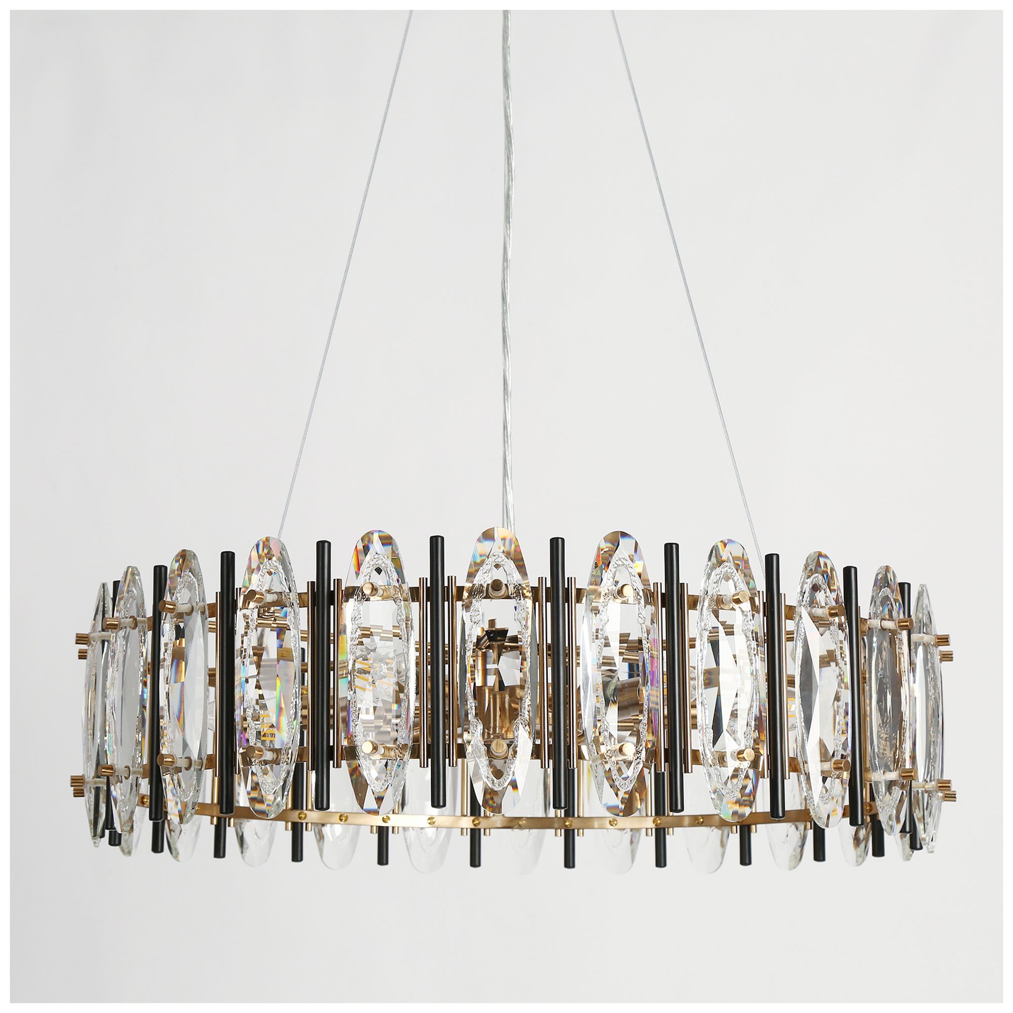 Image 3 Sancoas 6-Light Black Gold Crystal Chandelier - Made to Order more views