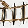 5_Sancoas 6-Light Black Gold Crystal Chandelier more views